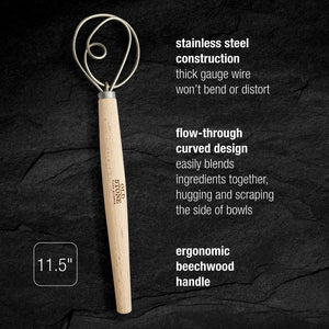 Dough Whisk in Natural
