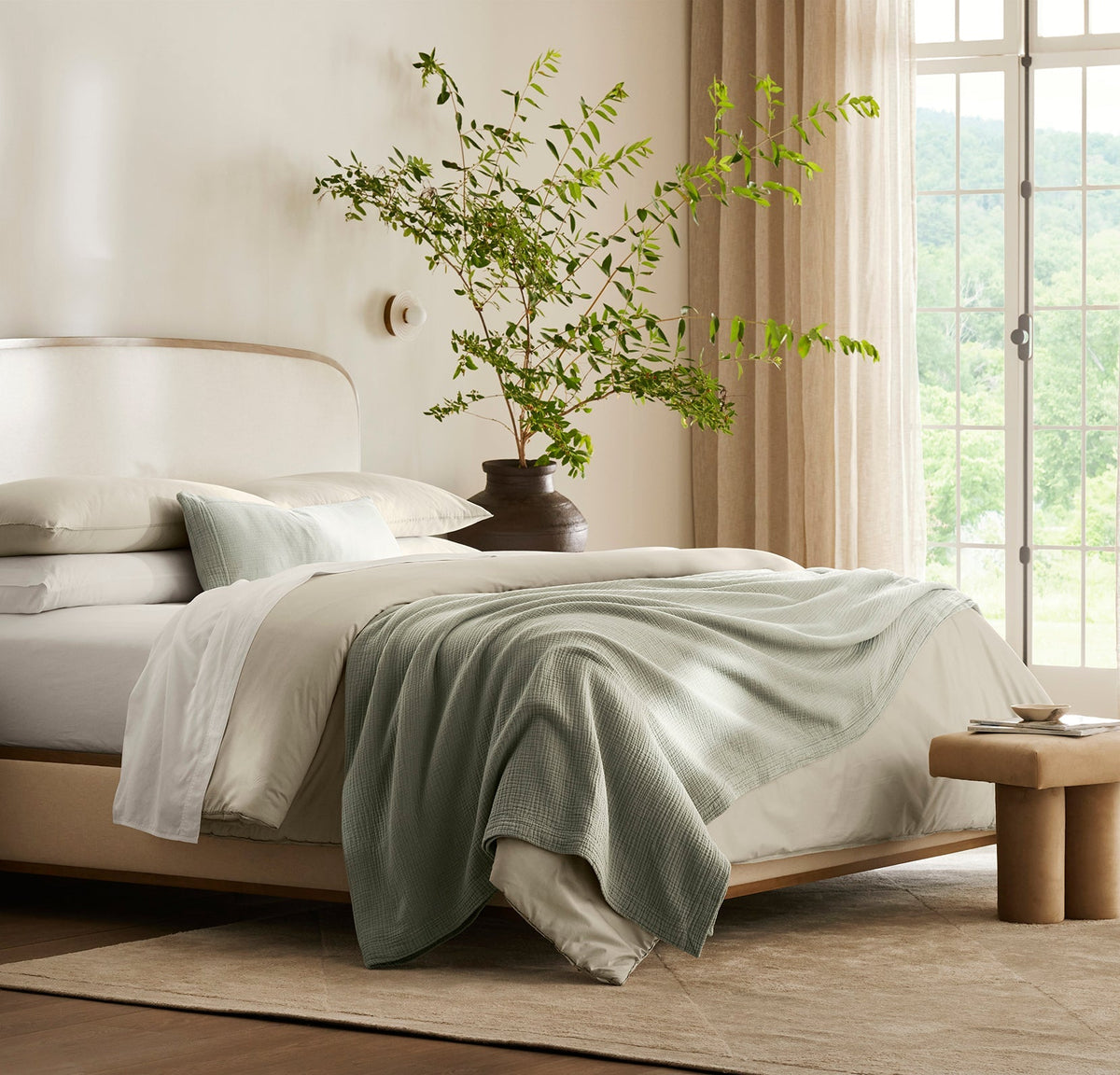 Dream Bed Blanket in Sageleaf
