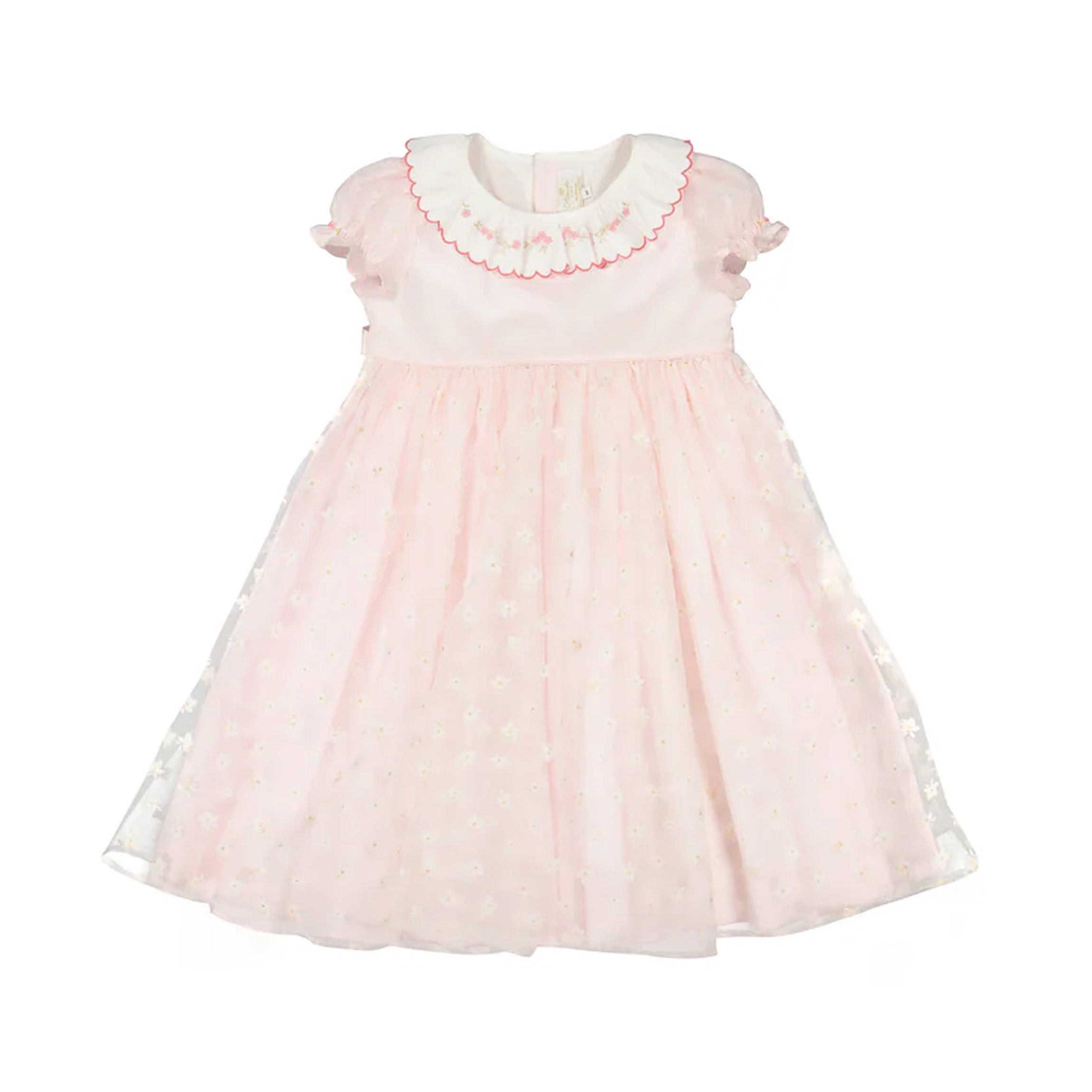 Cordelia Pink Sleeveless Empire Dress