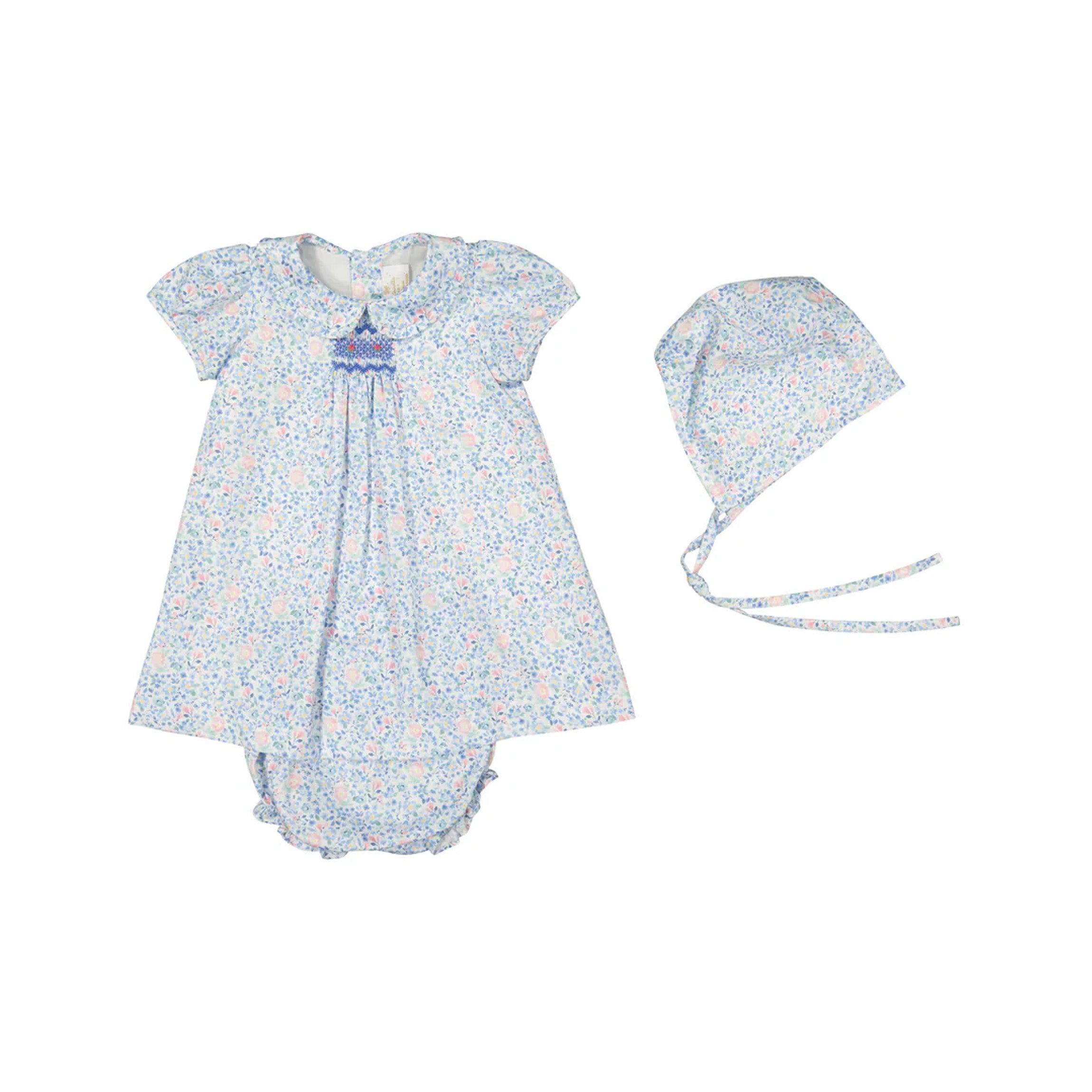 Olympe Baby Set Floral Blue
