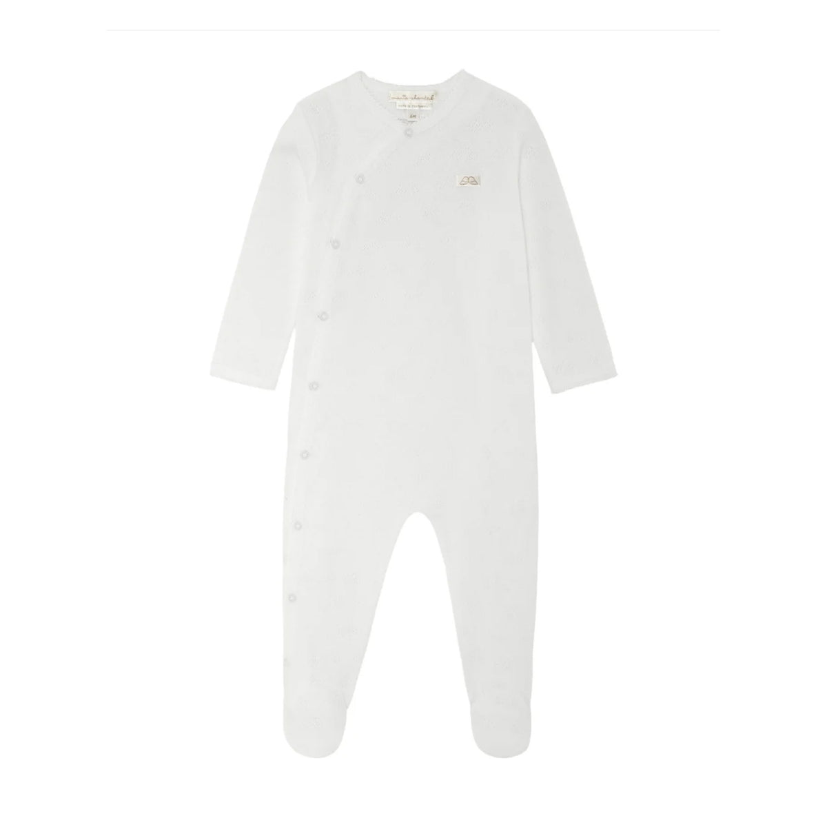 Pointelle Cotton Sleepsuit