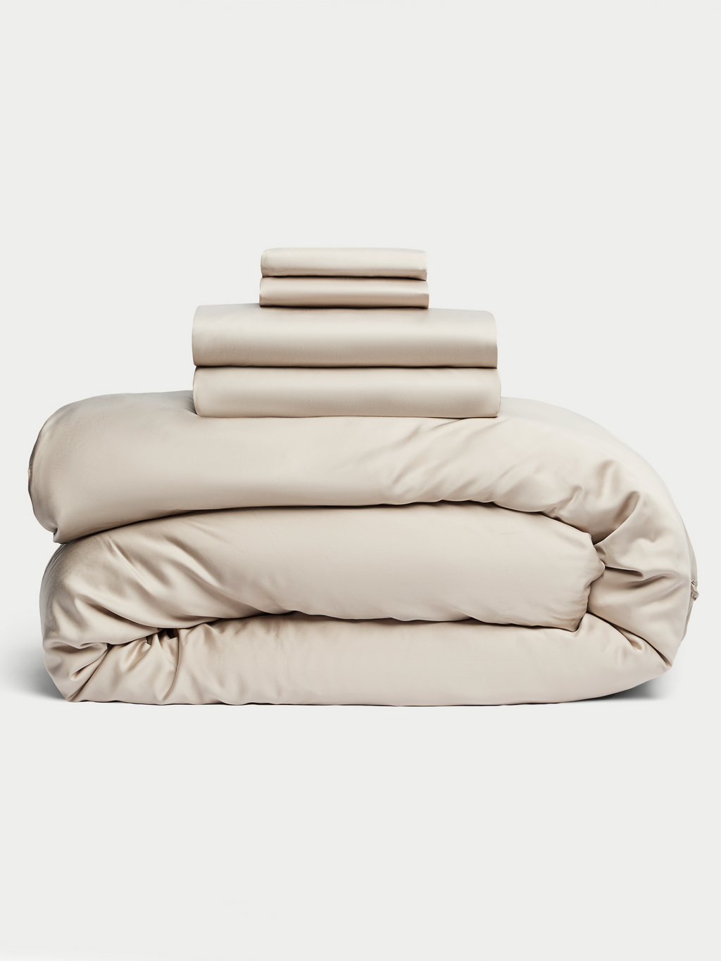 Bamboo Bedding Deluxe Bundle (King Size, Oat)