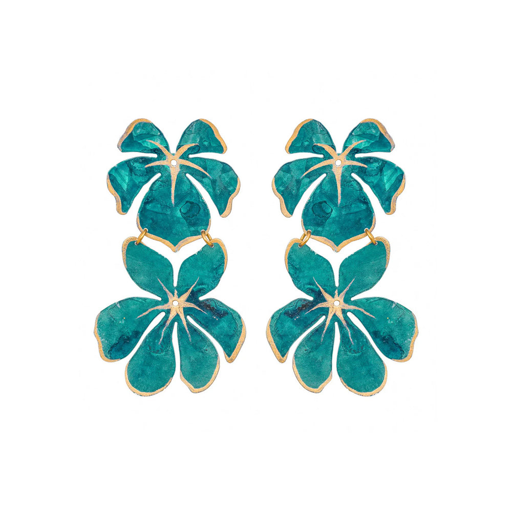 Teal Tahiti Earrings