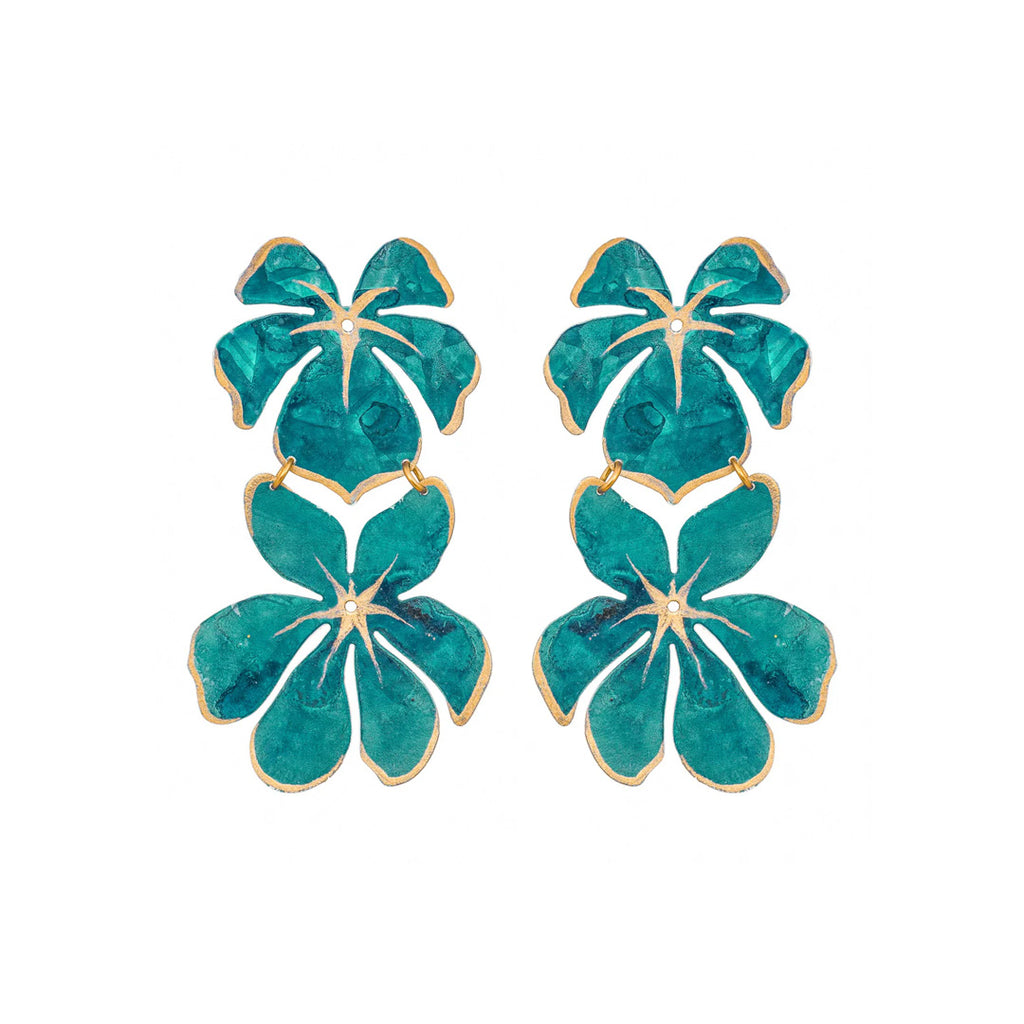 Teal Tahiti Earrings