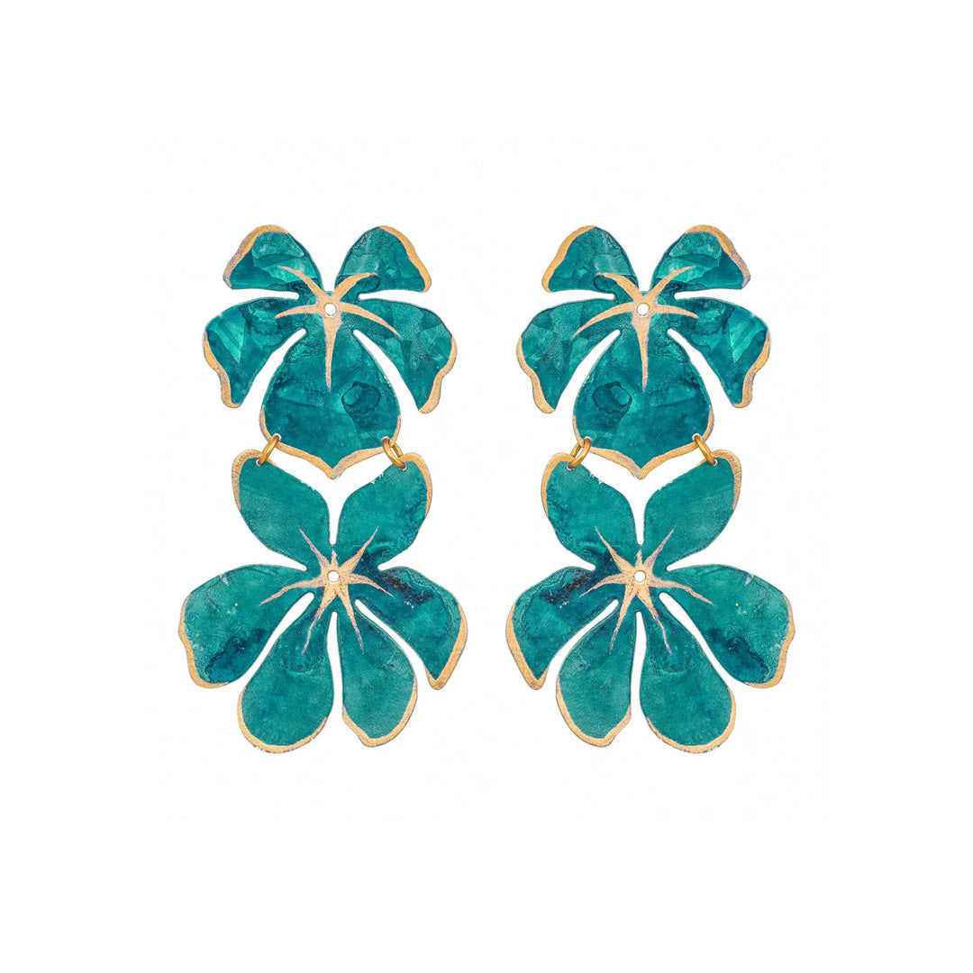 Teal Tahiti Earrings