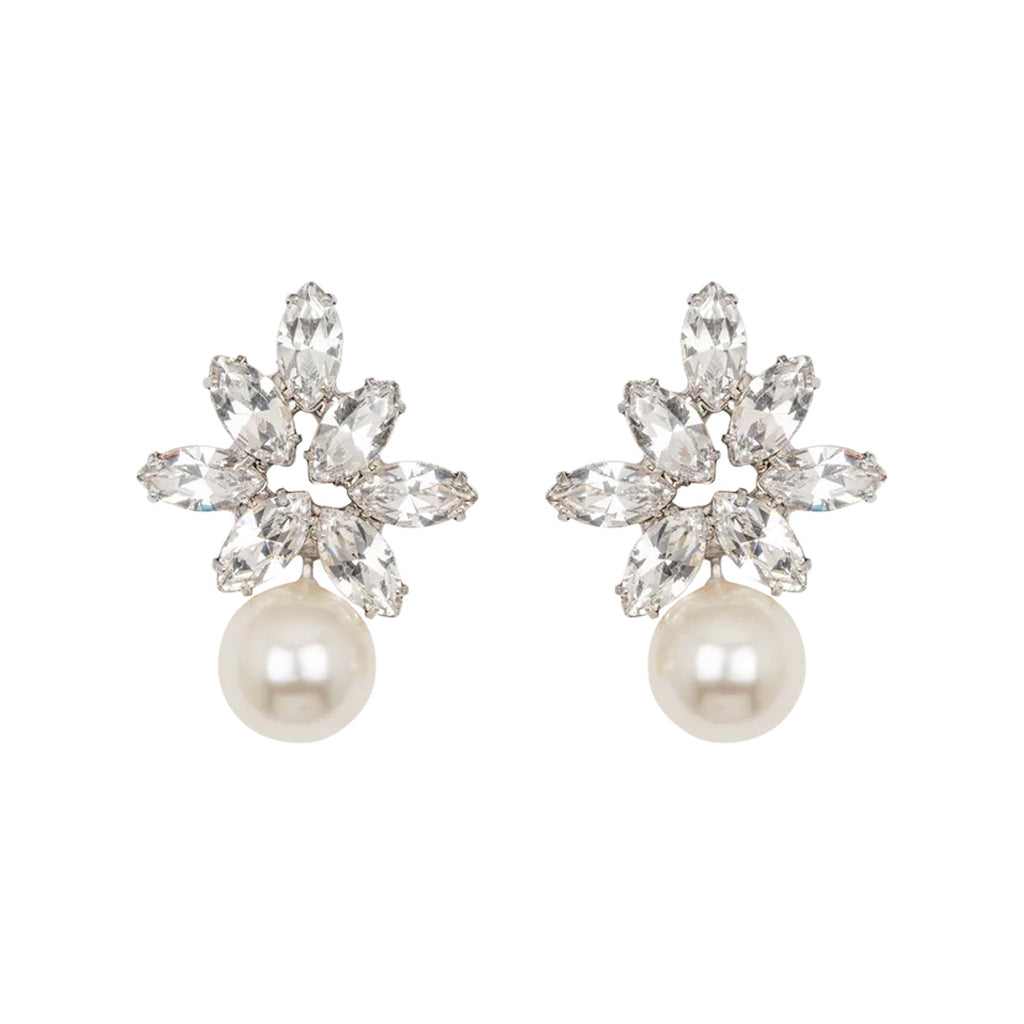 Liza Earrings in Crystal