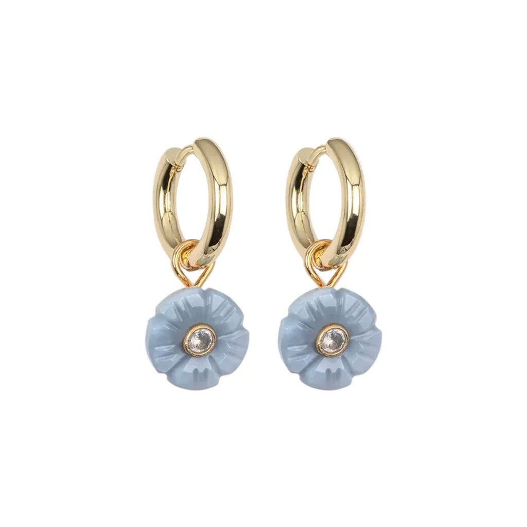 Lillian Earrings in Blue Opal