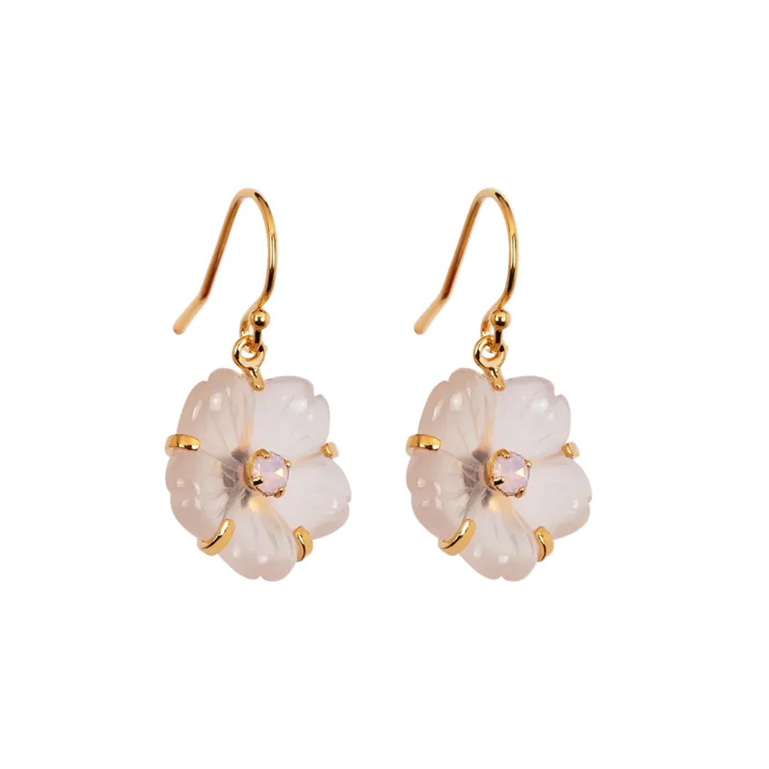 Lyanna Earrings in Moonstone
