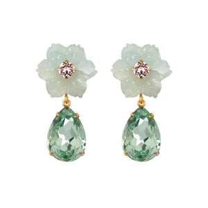 Juna Earrings in Aquamarine