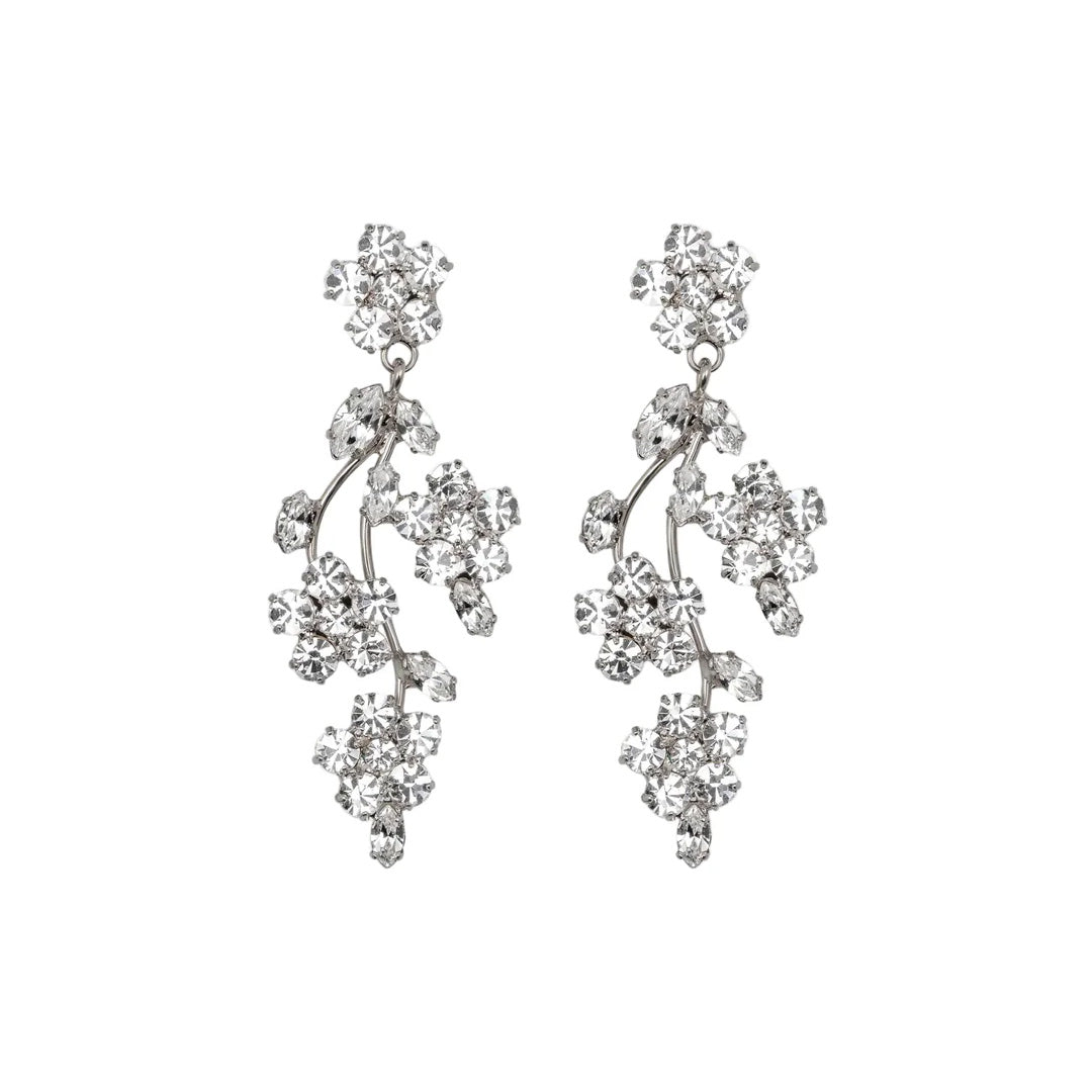 Adeline Earrings in Crystal