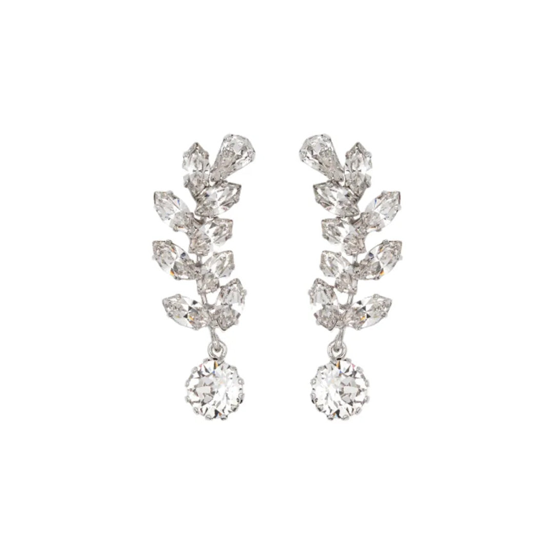 Alessa Earrings in Crystal