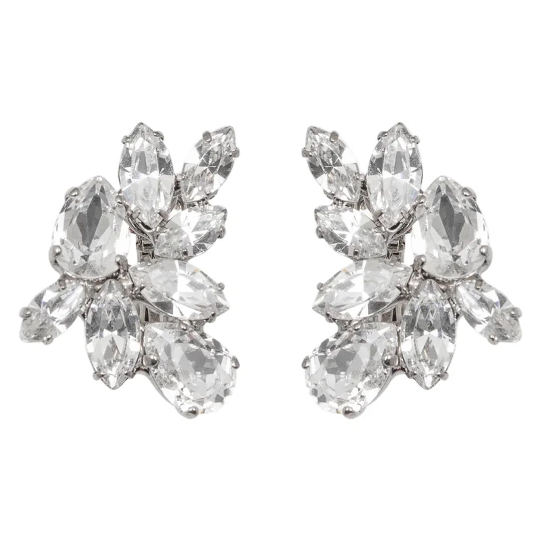 Octavia Earrings in Crystal
