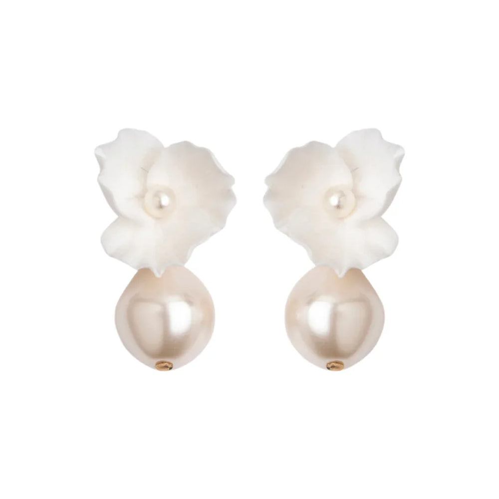 Clarabel Earrings in Cream