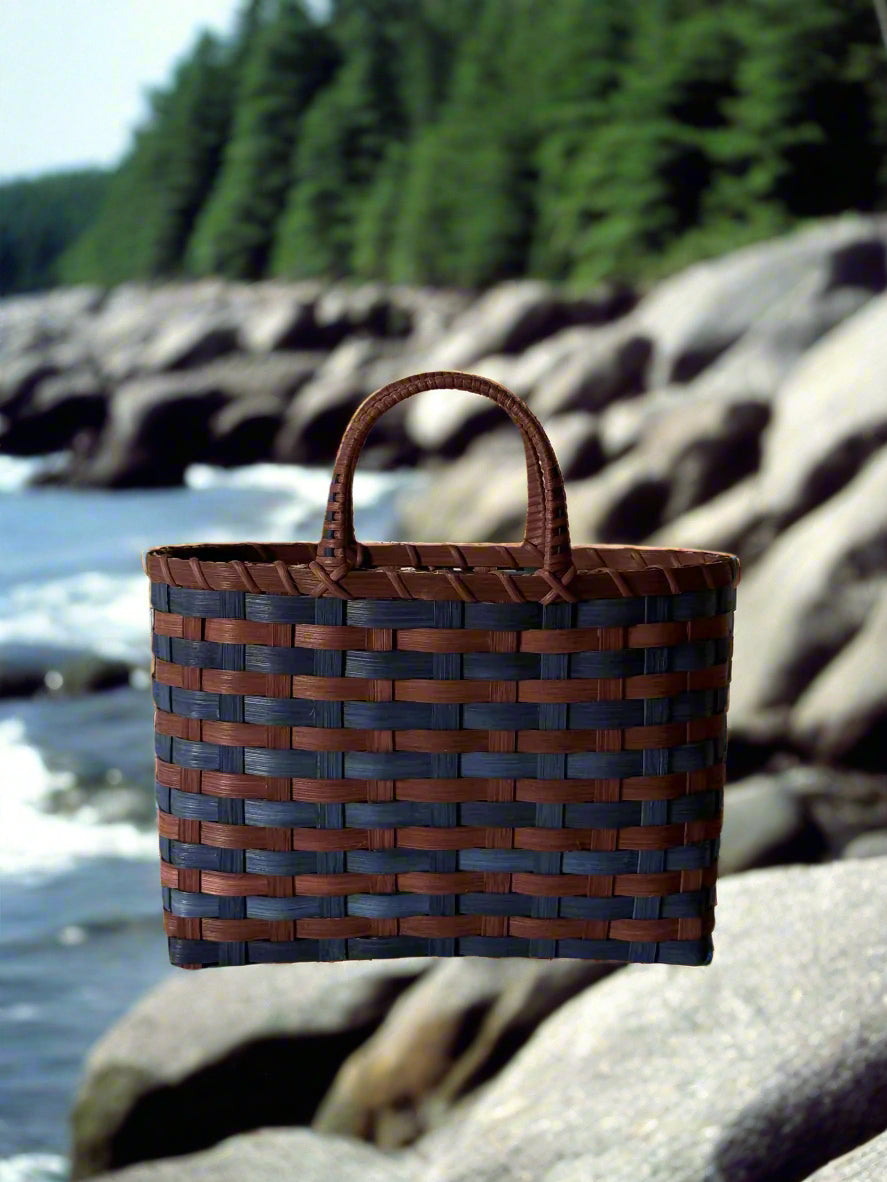 Retro-Travel Tote in Dungerre Lee
