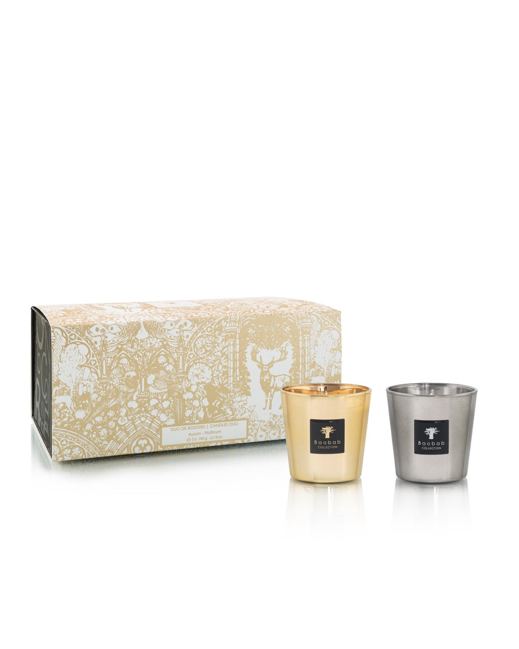 Duo candles Exclusives MAX08 Aurum-Platinum