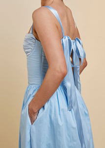 Elin Maxi Dress in Baby Blue