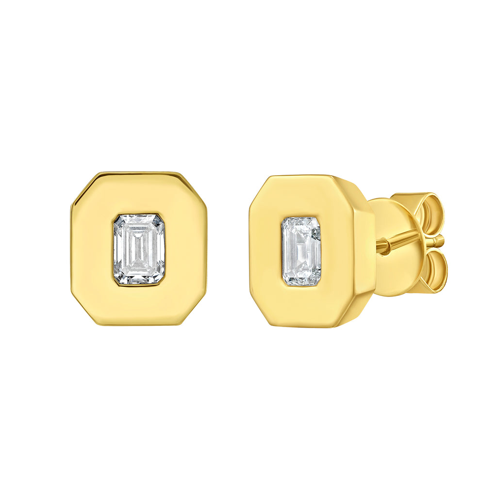 Luxor Diamond Stud Earrings