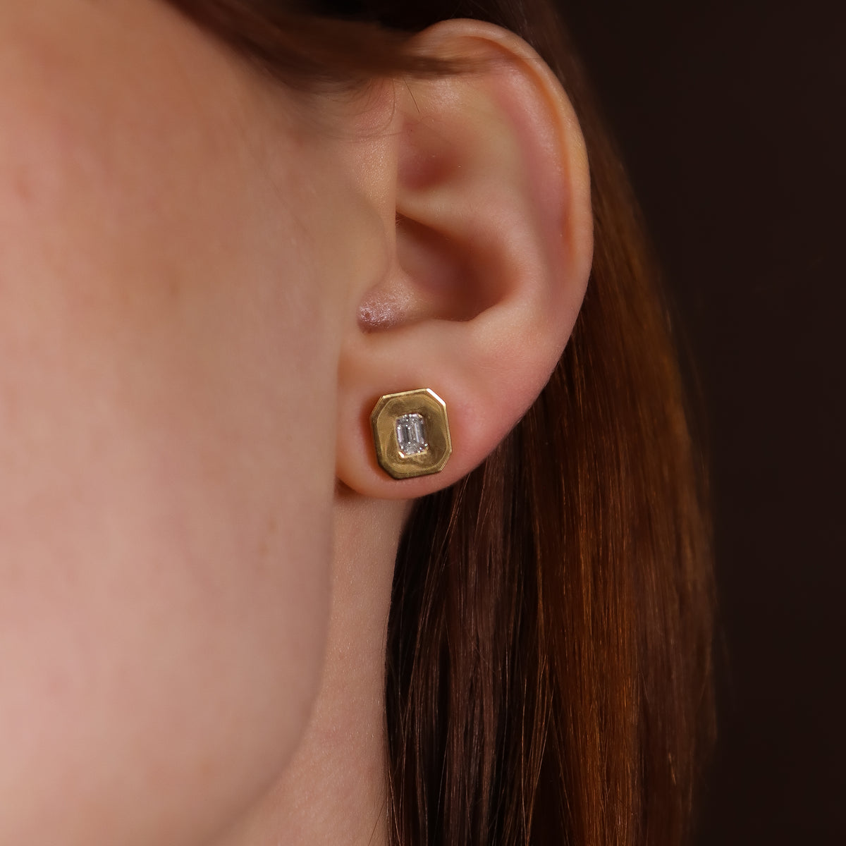 Luxor Diamond Stud Earrings