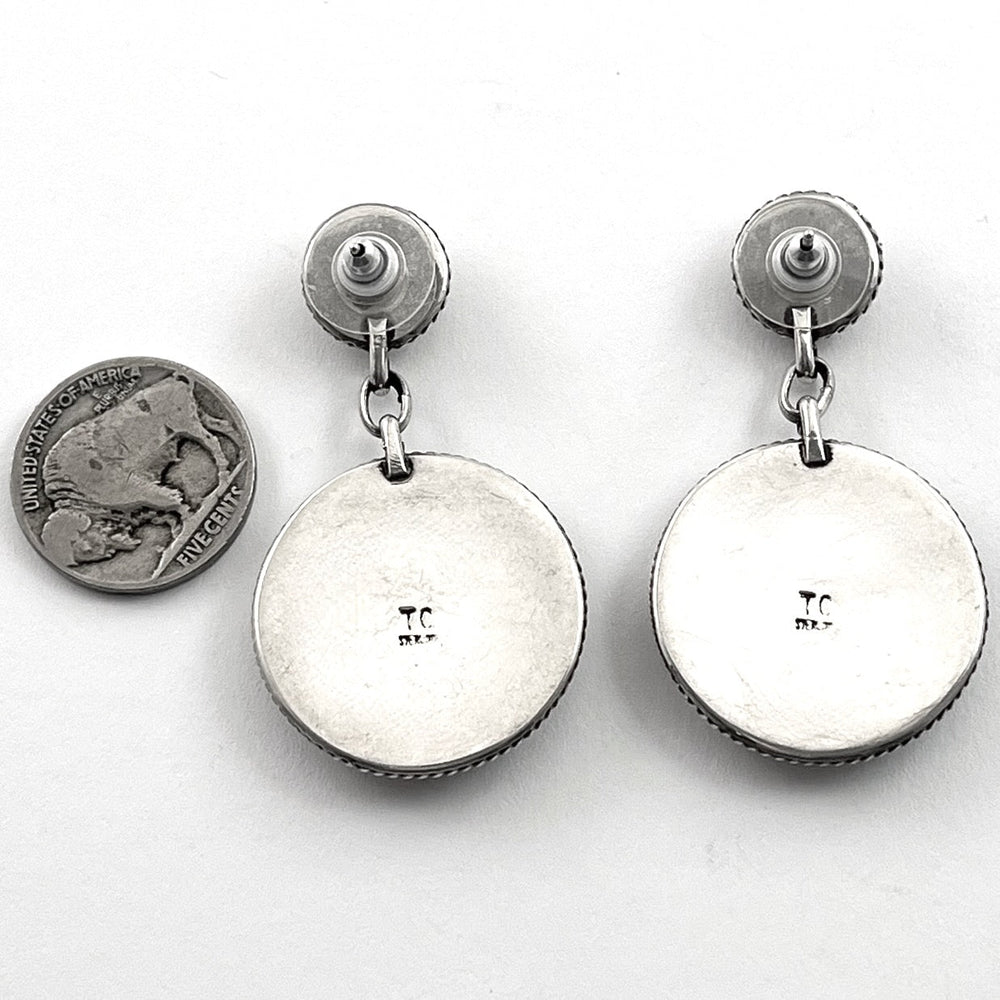 Domed Coil Earrings by Thomas Charlie