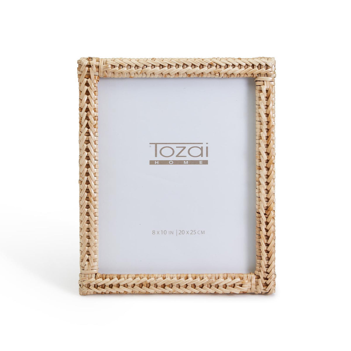 Woven Rattan Photo Frame