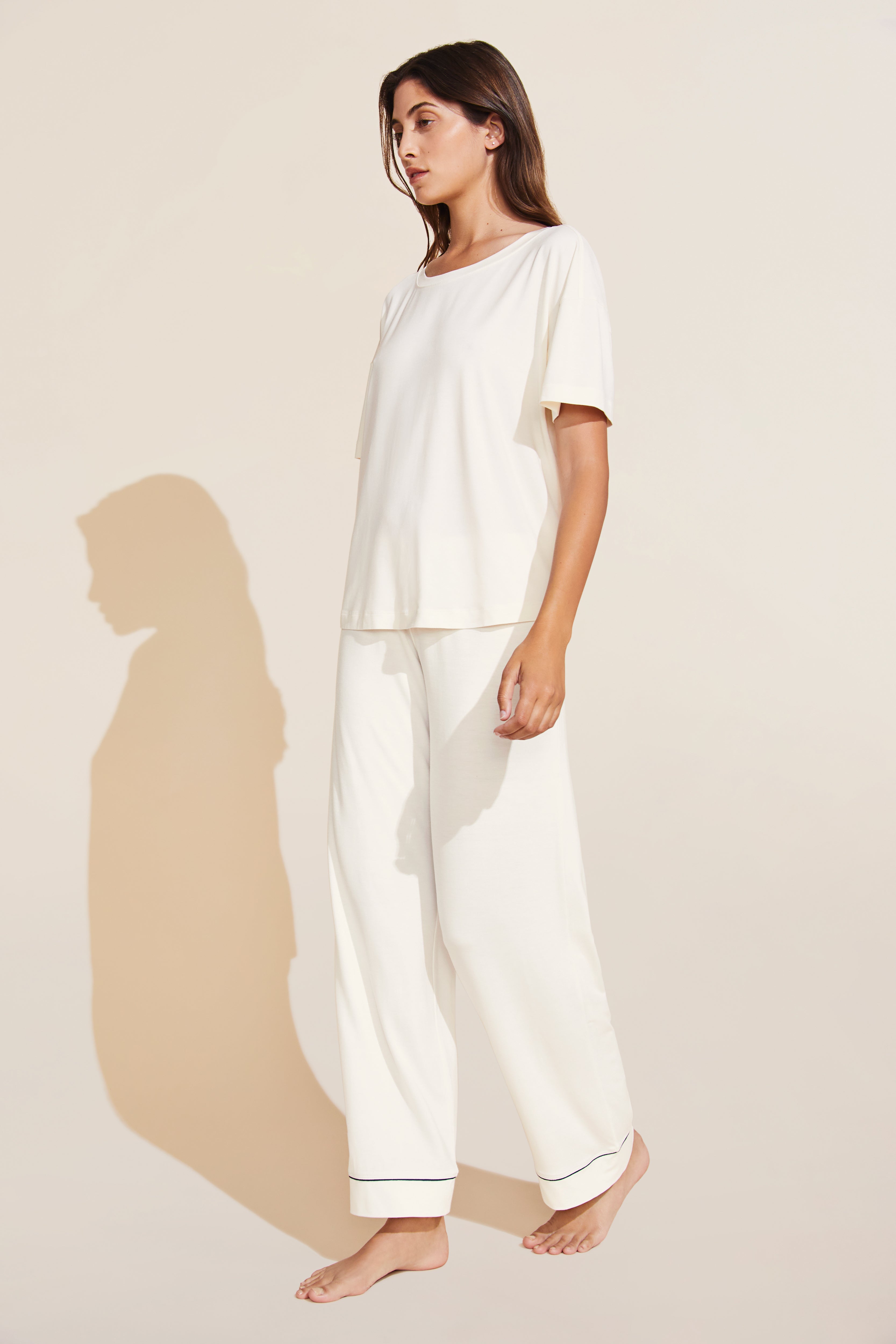 Gisele Separates T-shirt in Ivory