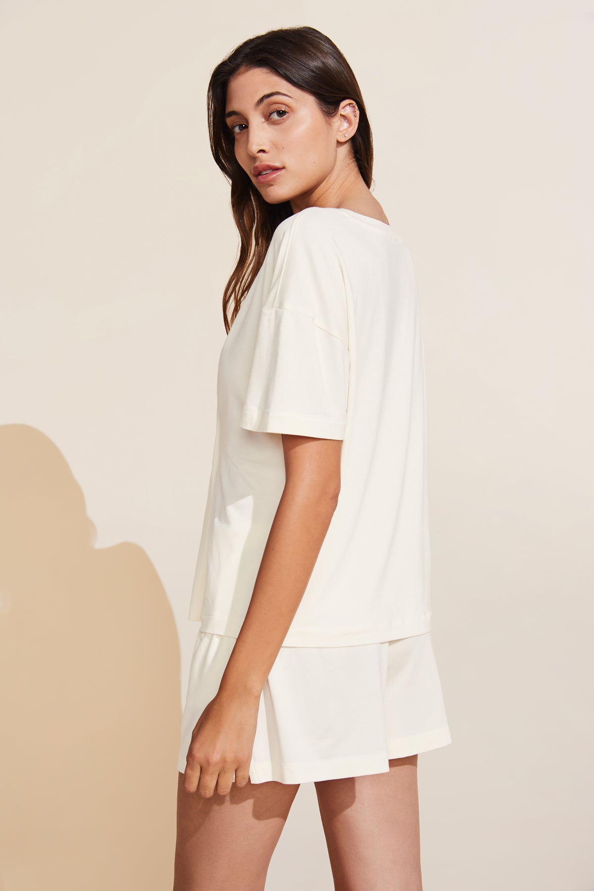 Gisele Separates T-shirt in Ivory