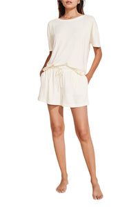 Gisele Separates T-shirt in Ivory