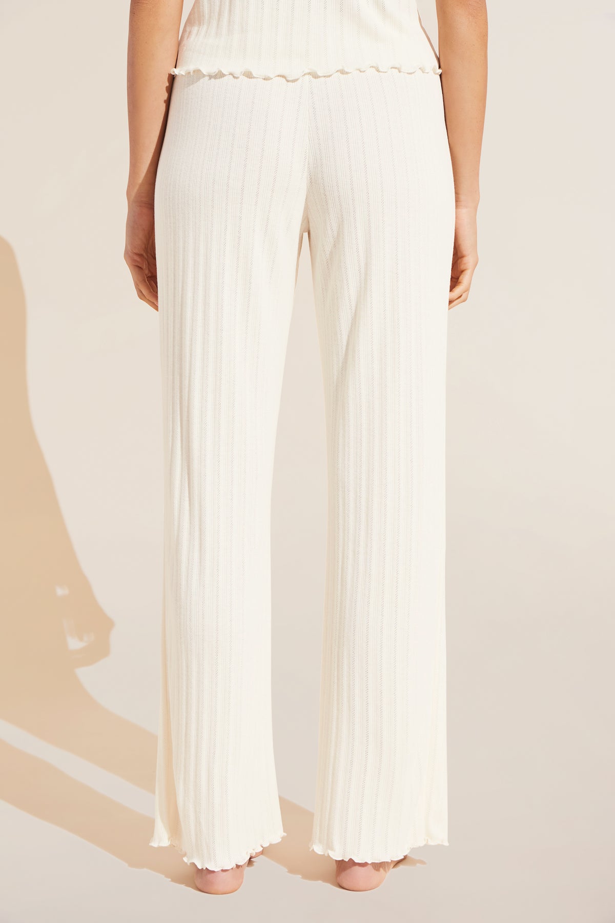 Pointelle Pant in Ivory