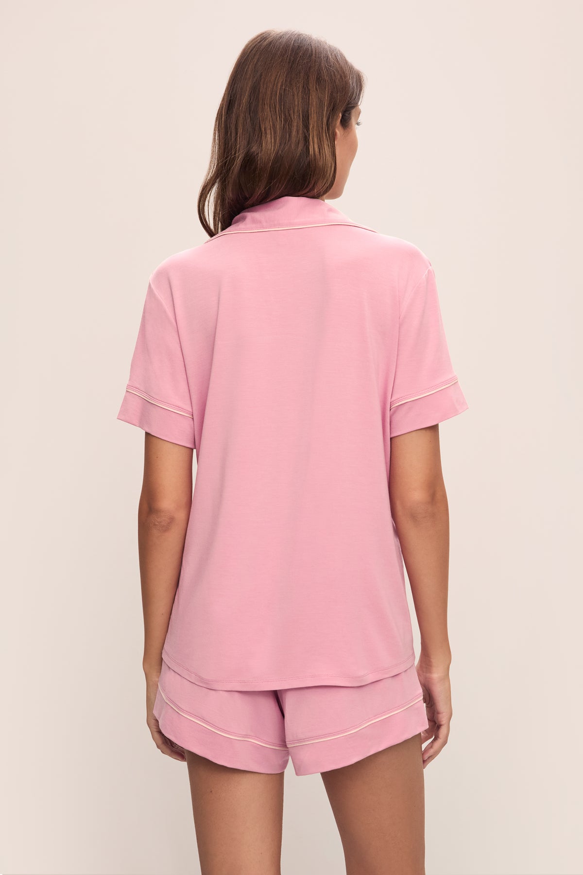 Gisele Relaxed Short PJ Set in Rose Quartz/Petal Pink