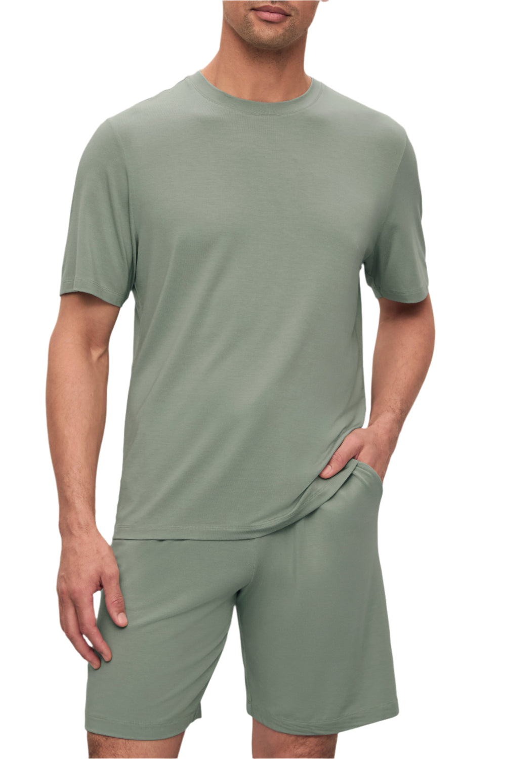 Henry Short PJ Set in Eucalyptus