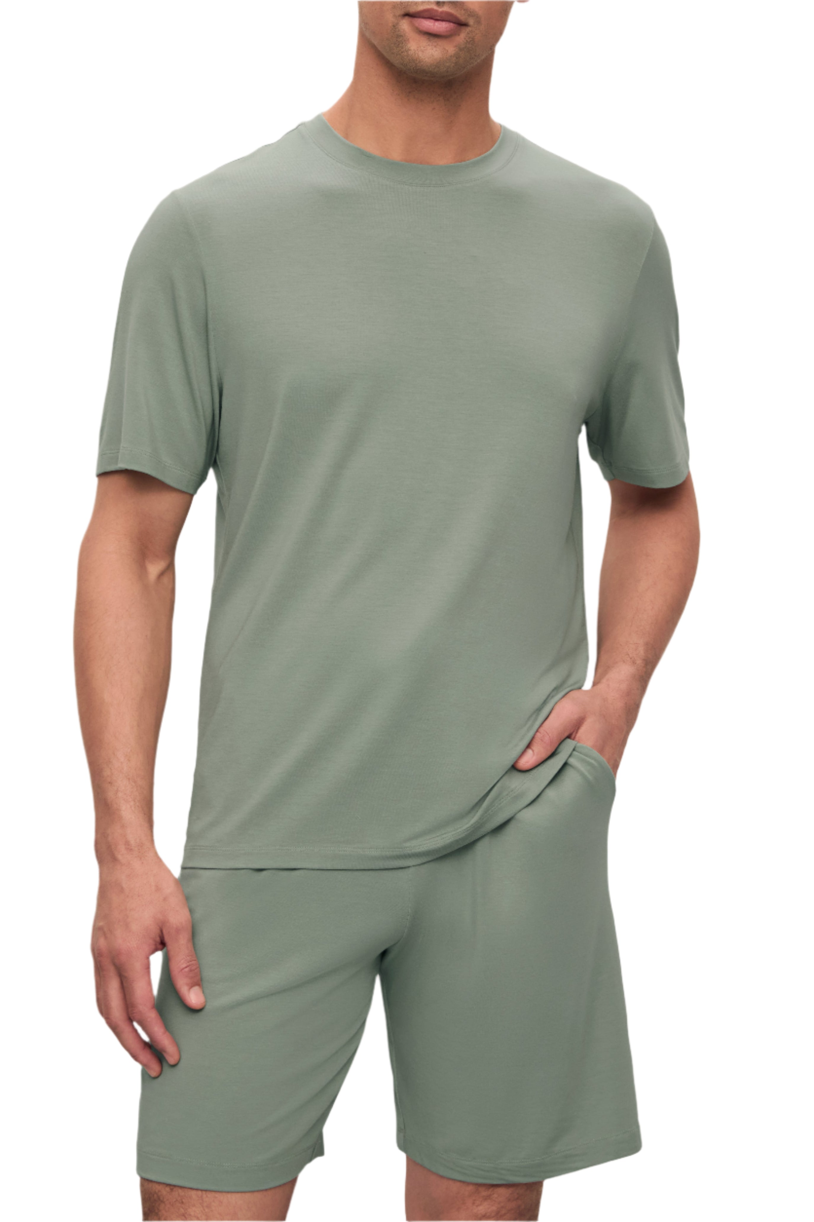 Henry Short PJ Set in Eucalyptus