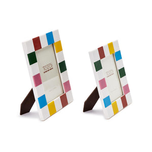 Colorblock Photo Frames, Set of 2