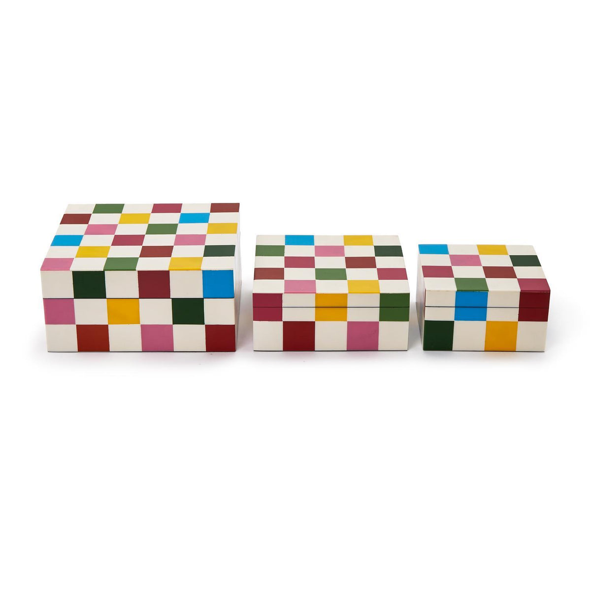 Colorblock Covered Box