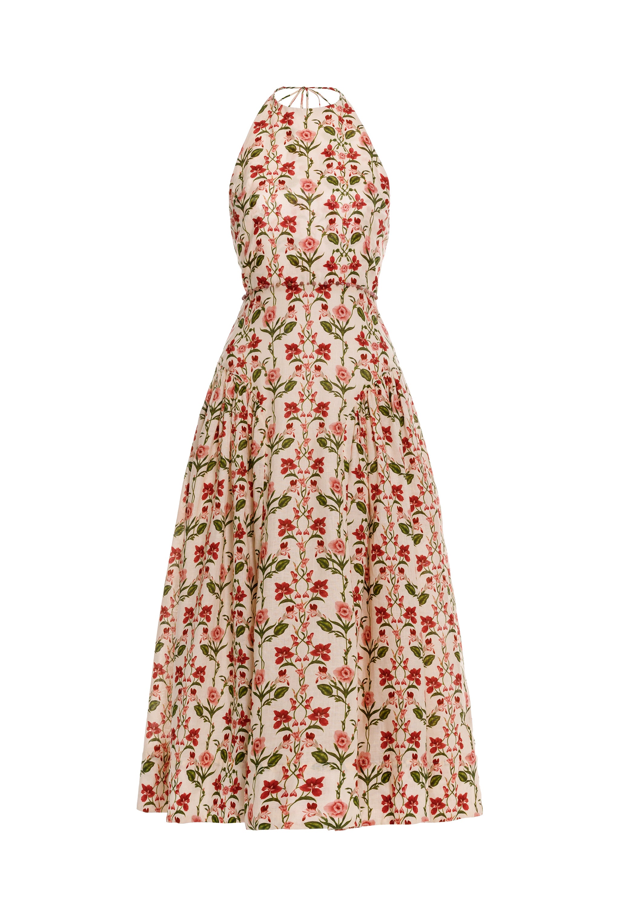 Balsa Canna Midi Dress