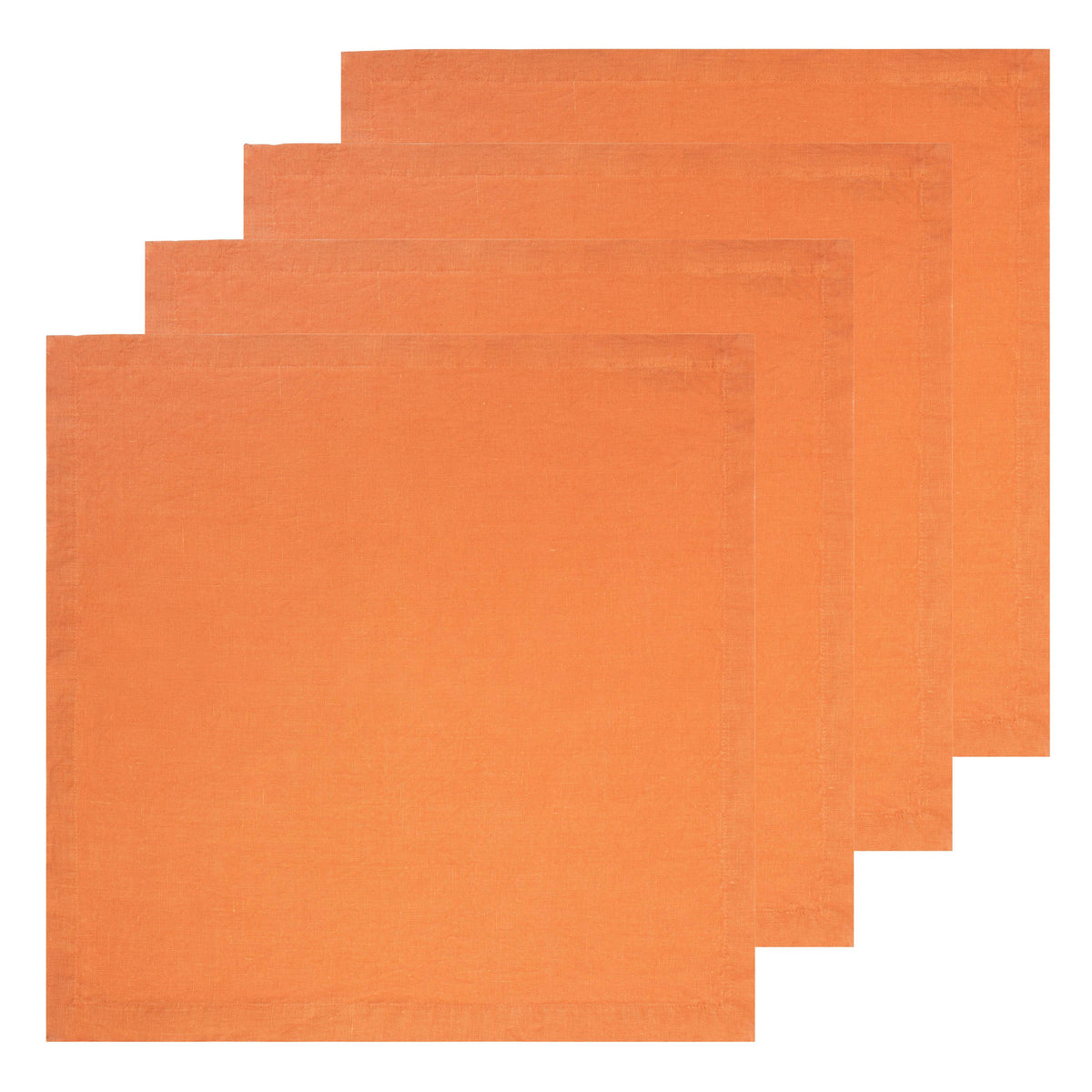 Everyday Napkin in Clementine, Set of 4