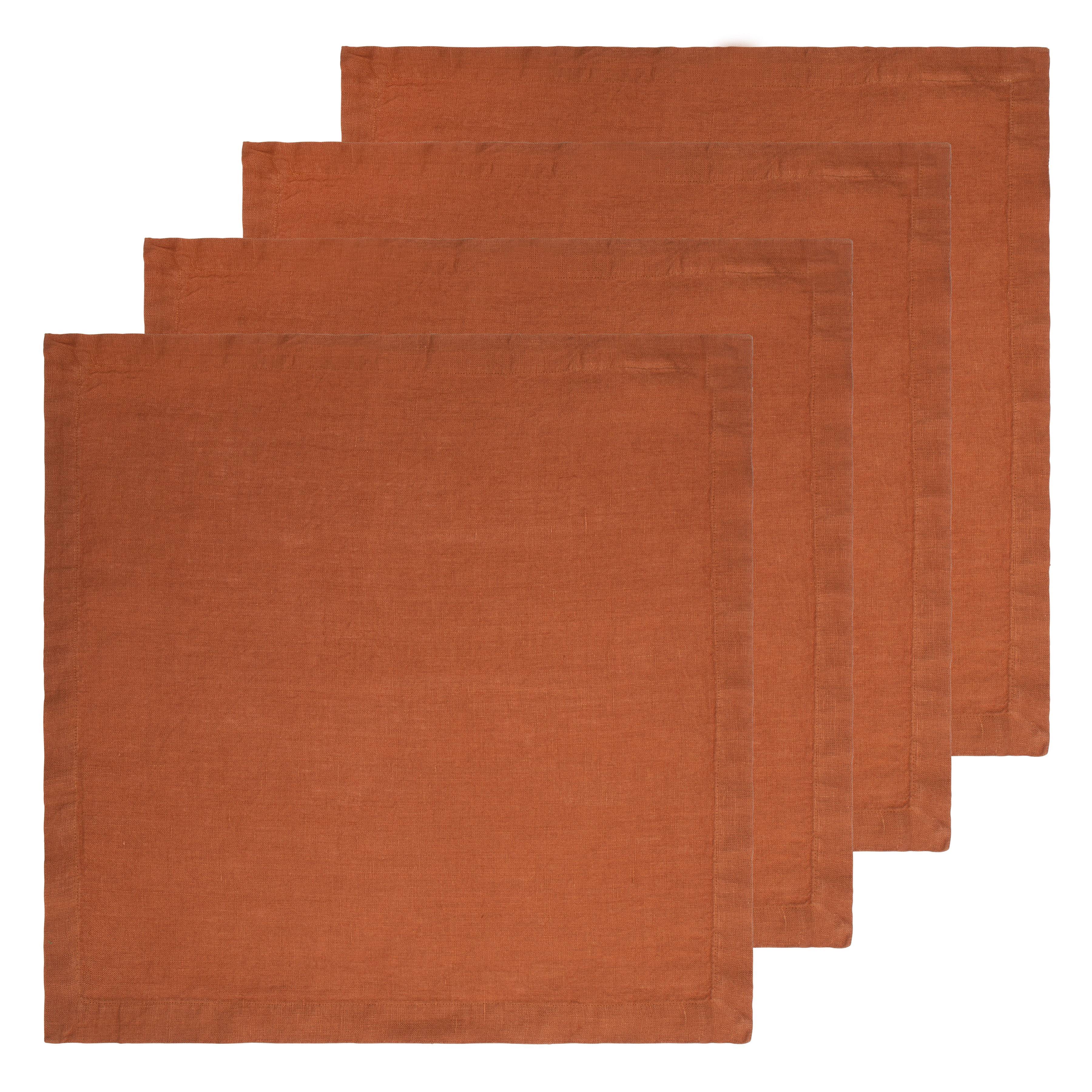 Everyday Napkin in Paprika, Set of 4