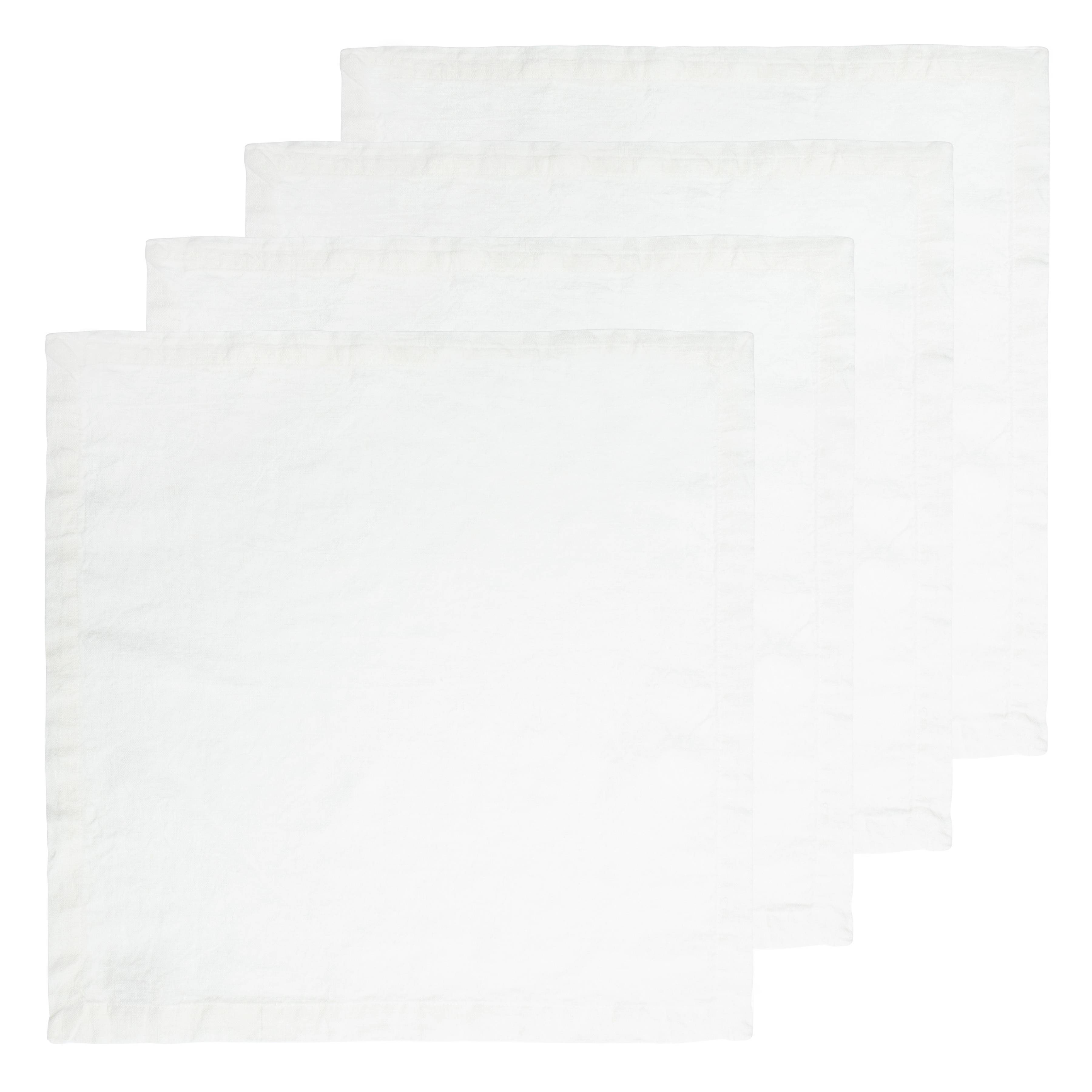 Everyday Napkin in White, Set of 4