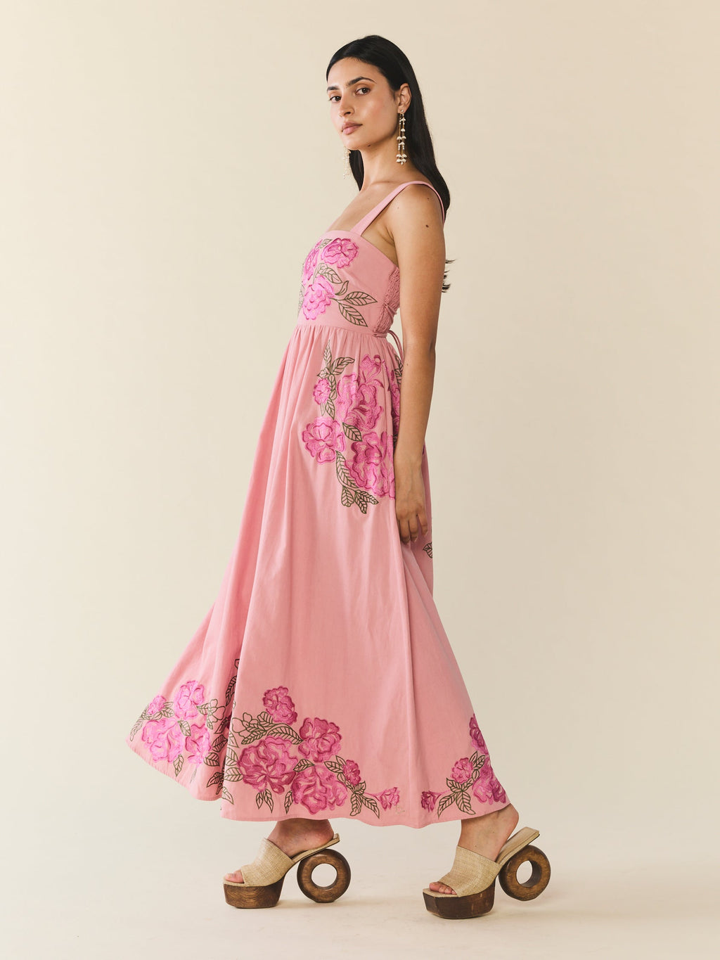 Gavin Dress in Pink Pop Floral