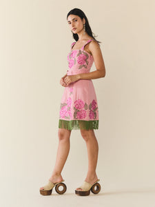 Sarah Bird Mini Dress in Pink Pop Floral