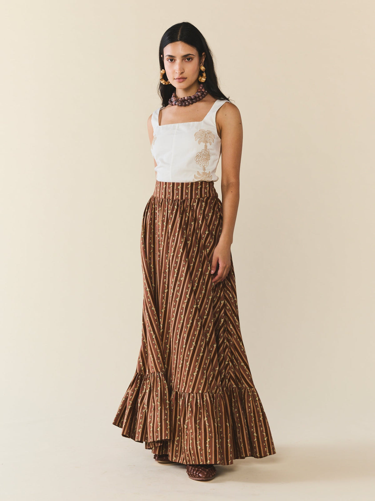 Joanie Skirt in Fresh Garden Floral