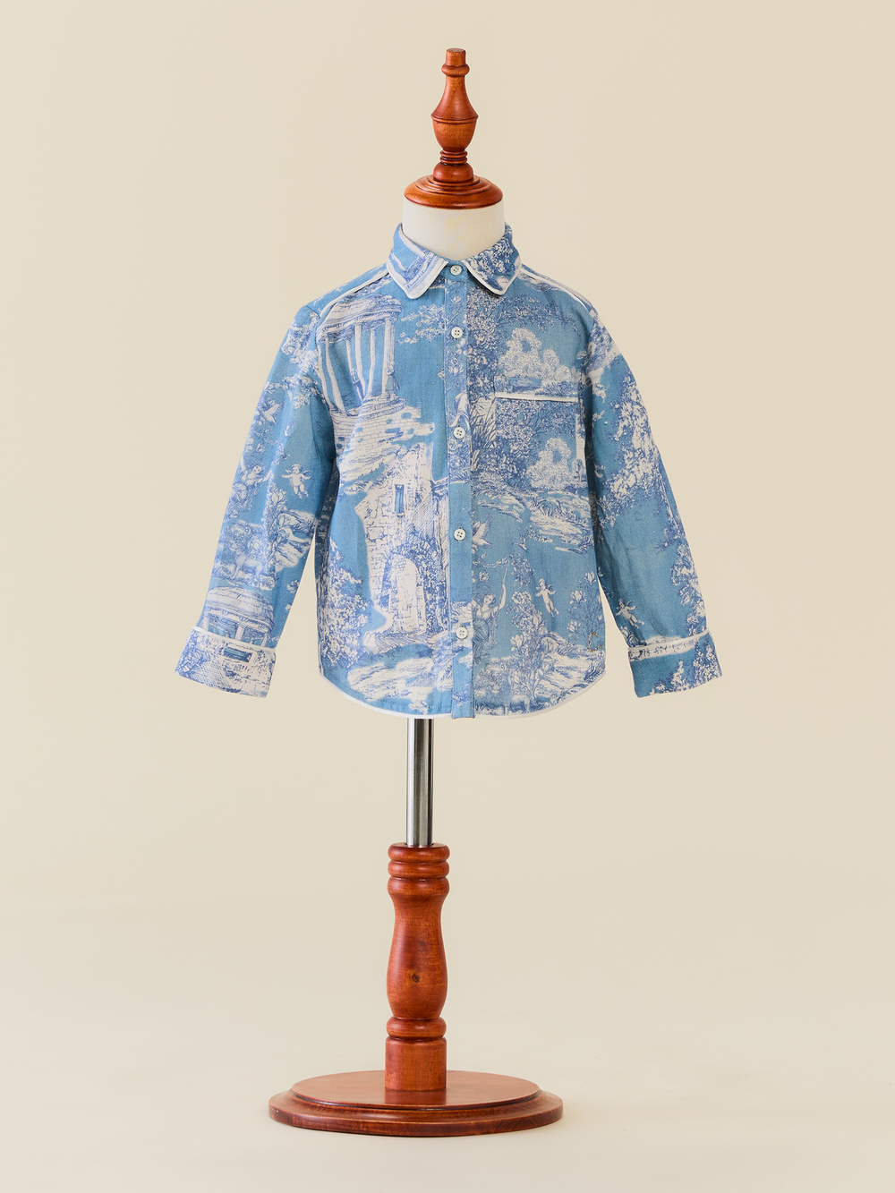 Little Man Shirt in Forever Toile