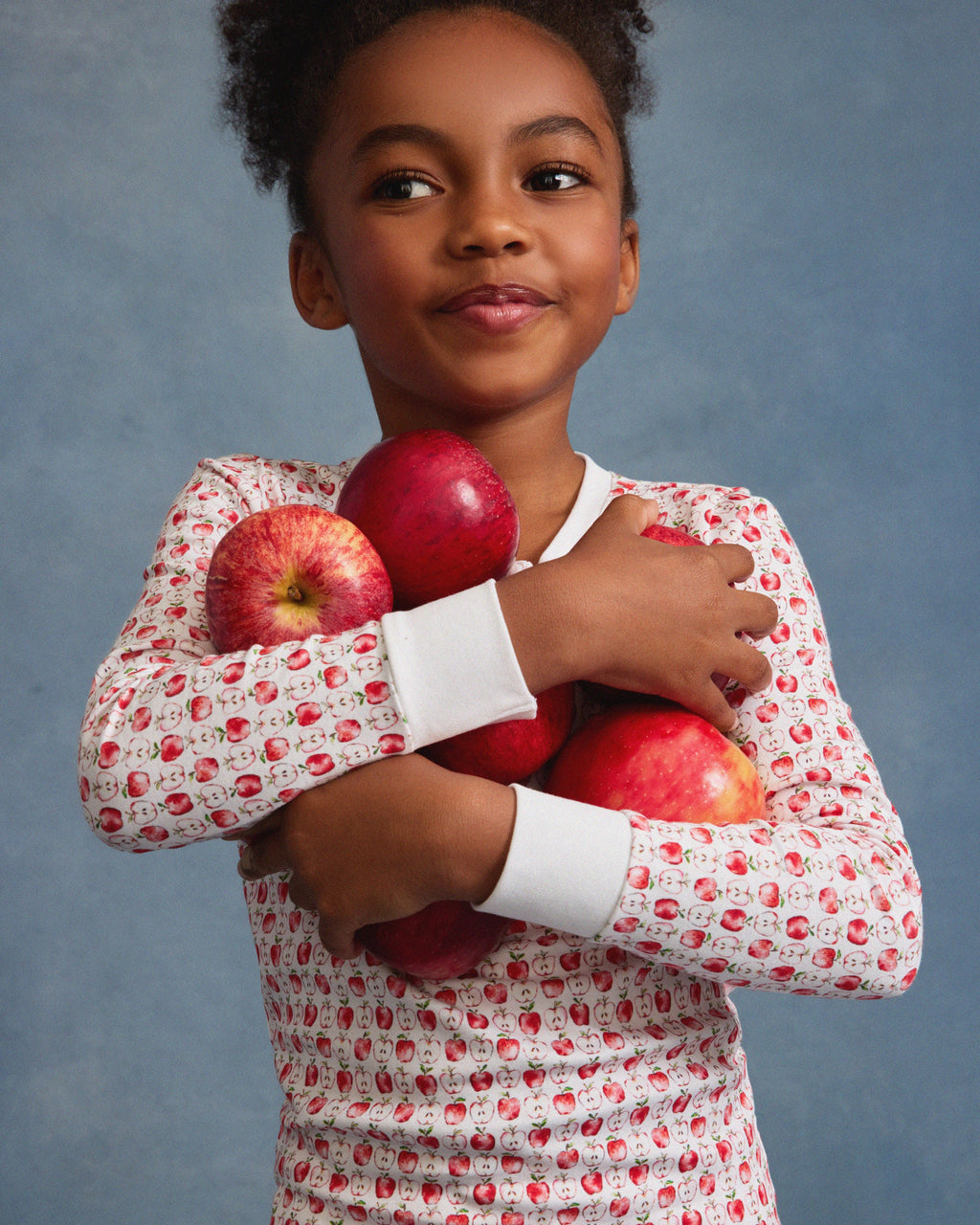 Kid’s Pima Snug Fit Pajama Set in Autumn Orchards