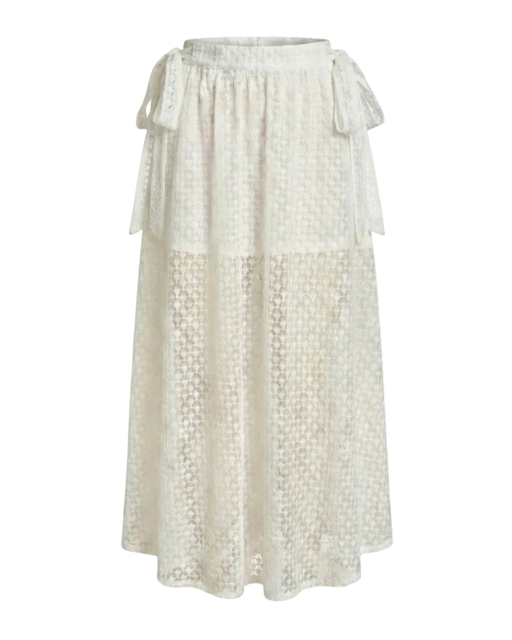 Erin Skirt in Amour White Embroidery