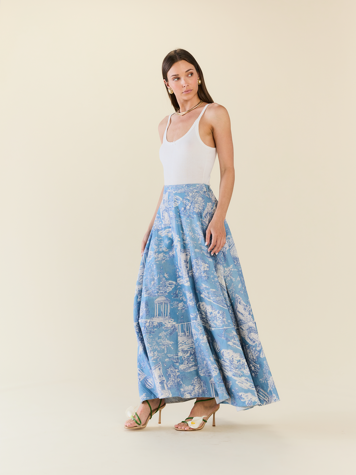 Lucca Skirt in Forever Toile