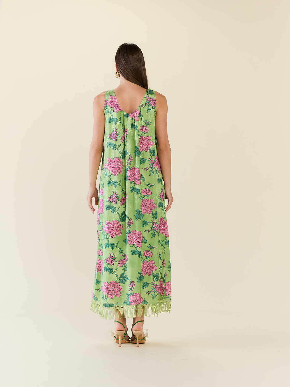 Vanessa Maxi Dress in Gardenia Floral