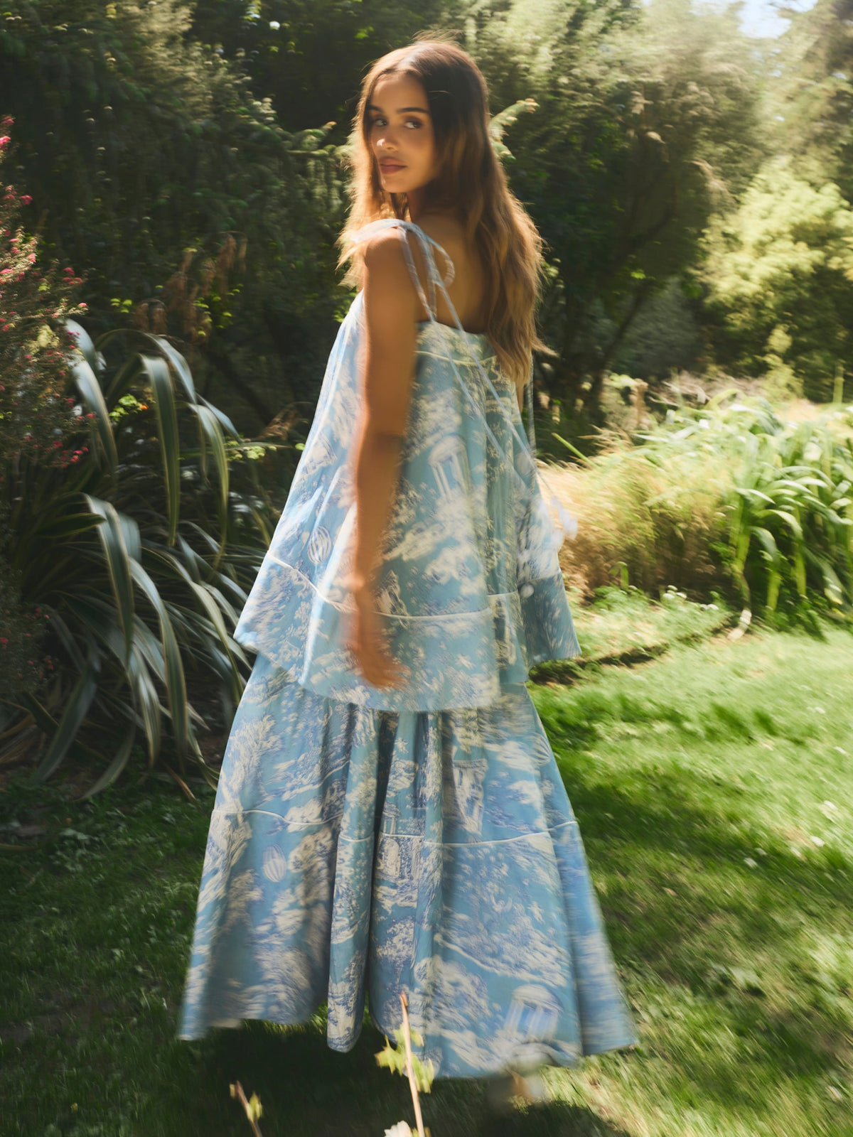 Elizabeth Dress in Forever Toile