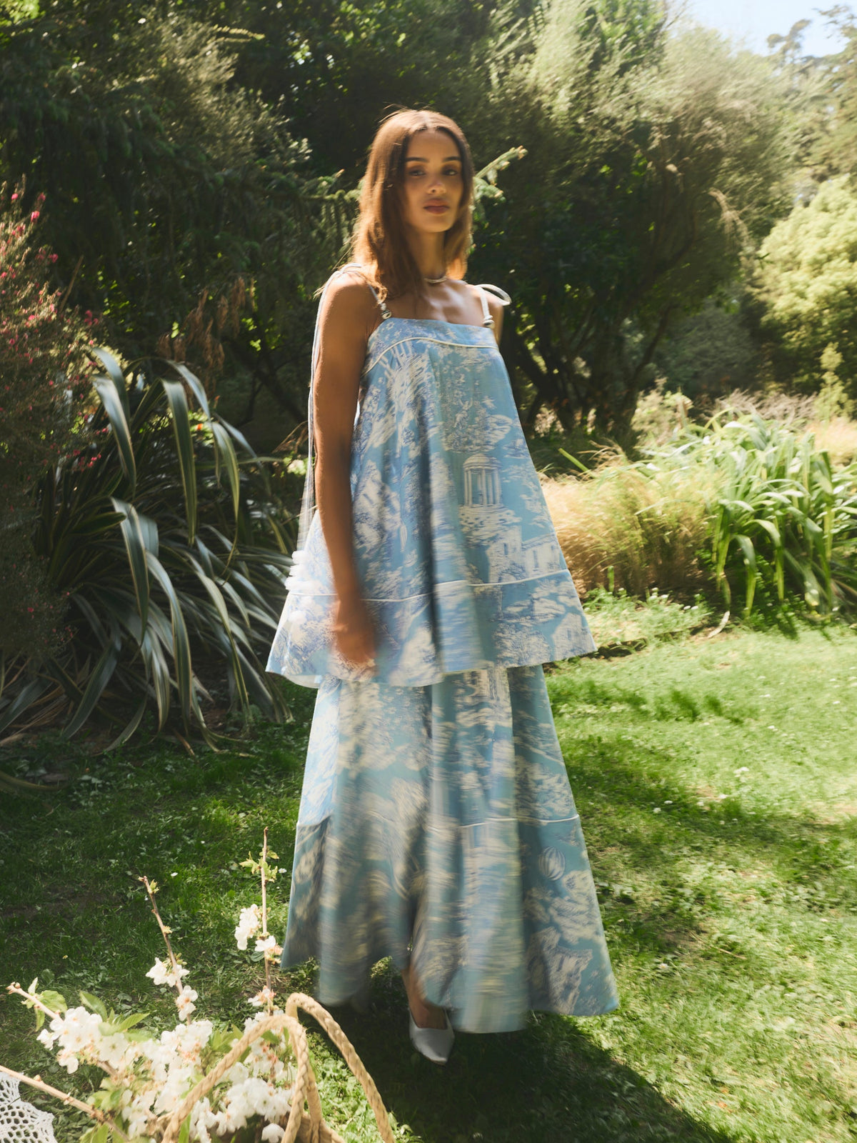 Lucca Skirt in Forever Toile