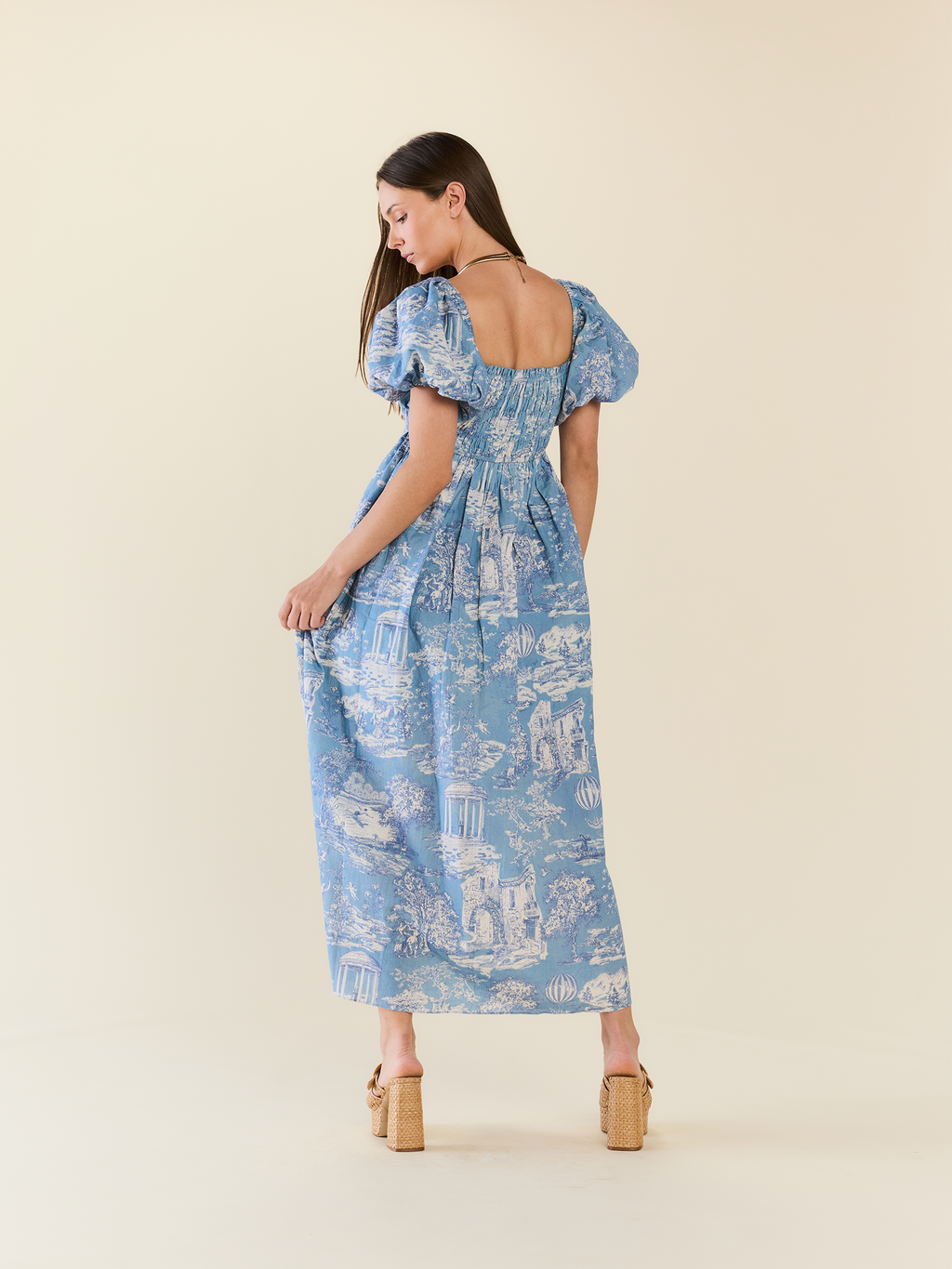Aurora Dress in Forever Toile