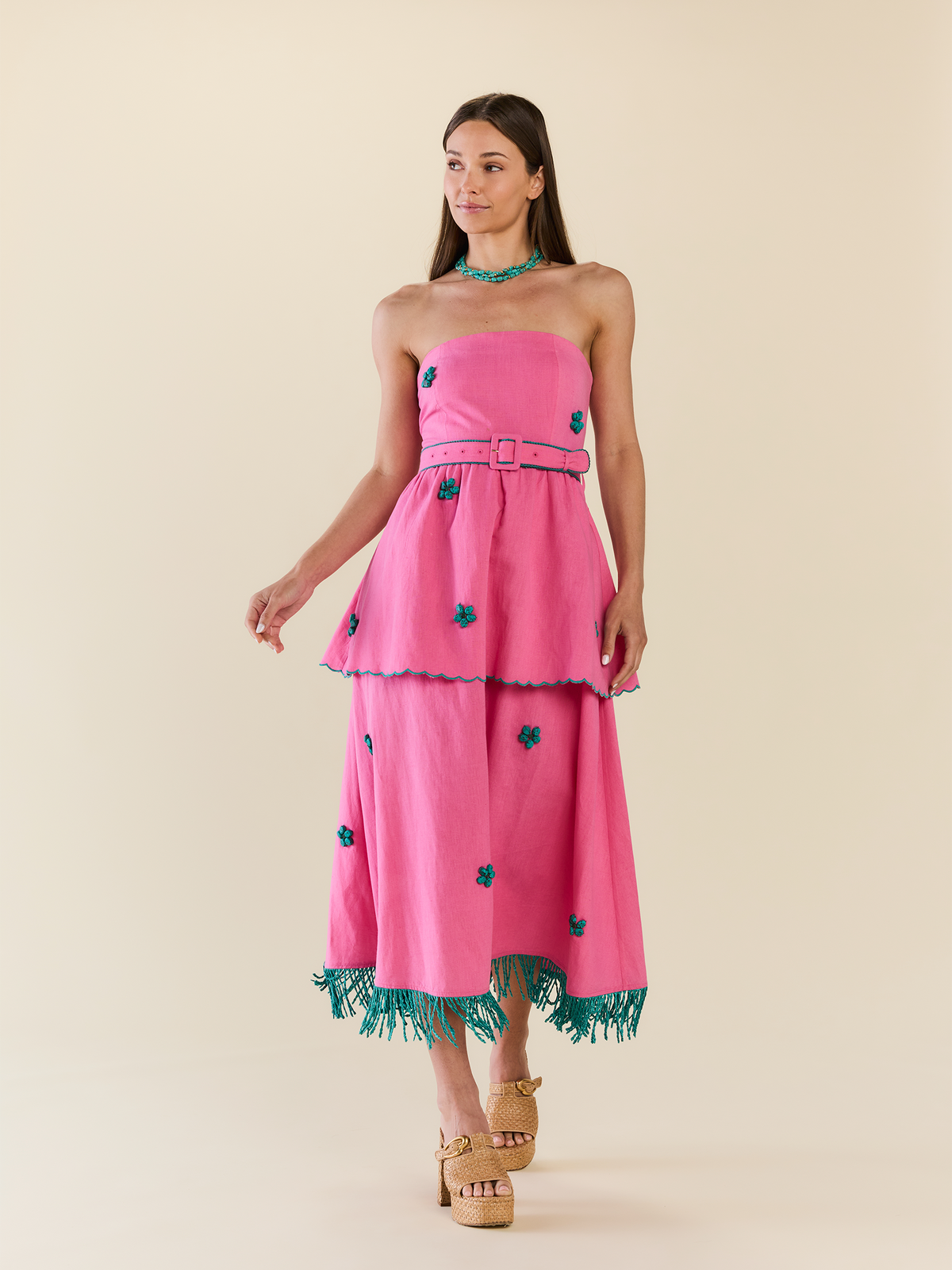 Daisy Dress in Bubblegum Lagoon