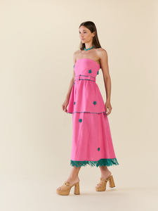 Daisy Dress in Bubblegum Lagoon
